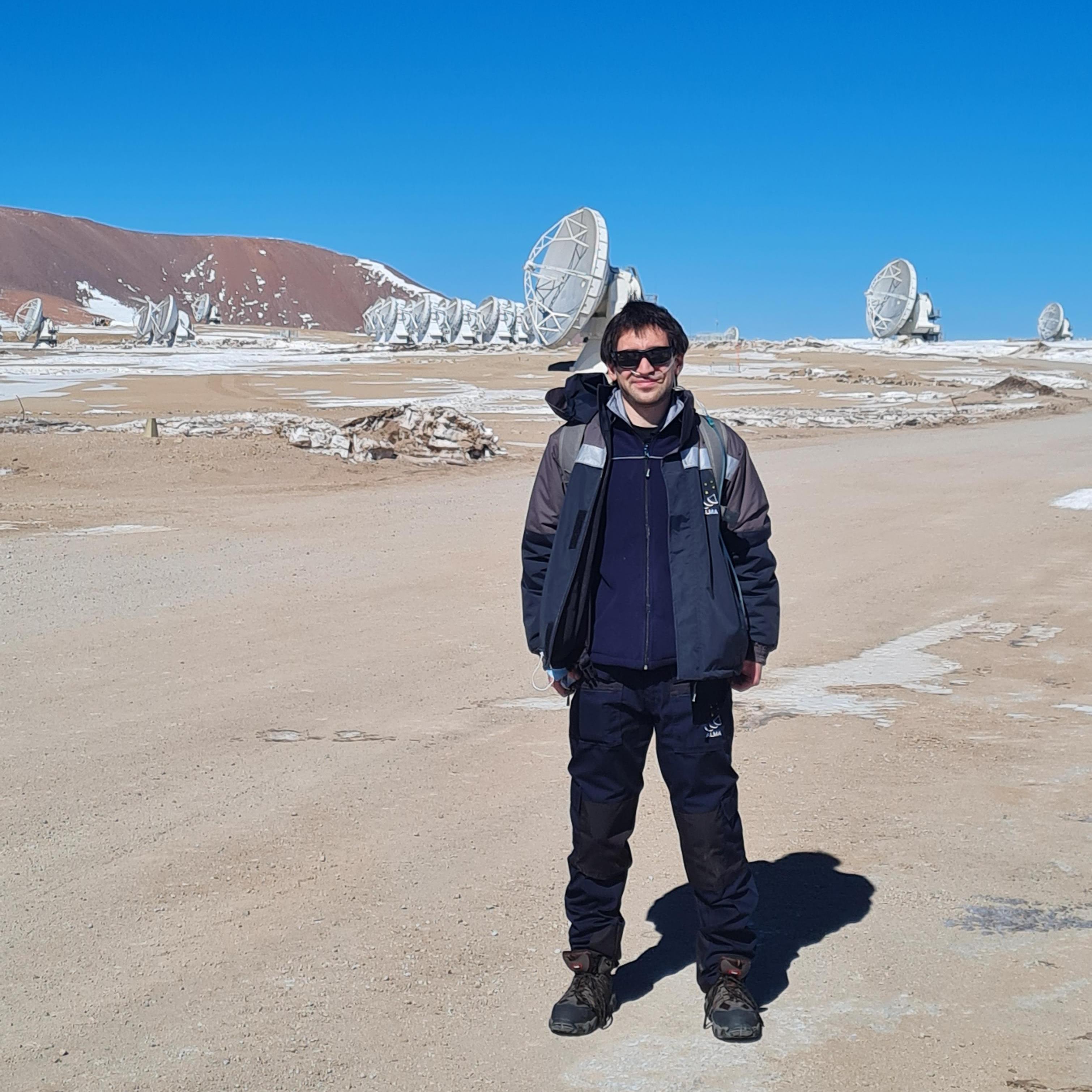 Franco at the ALMA Observatory